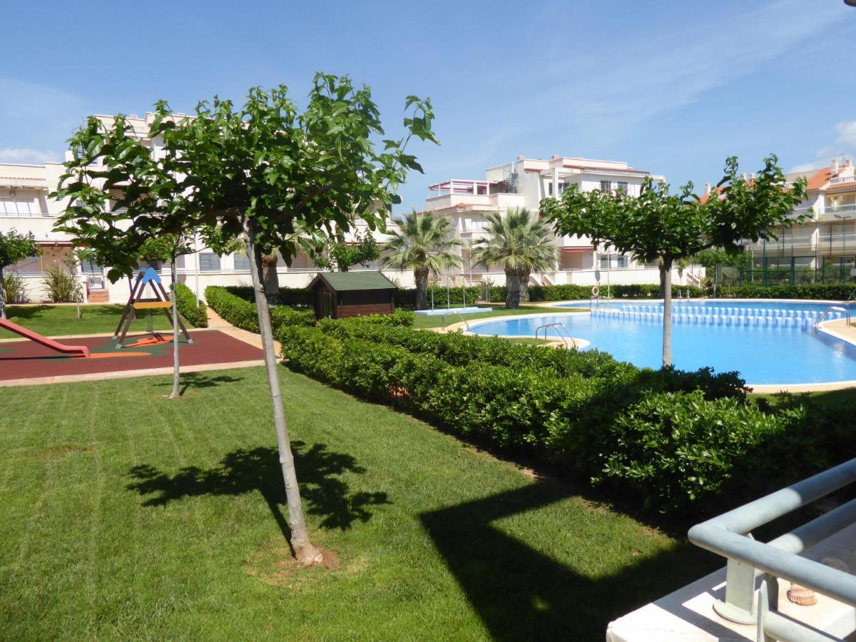 Bajo Con Terraza En Urbanizacion Familiar - Arenas Albert Villas Alcossebre Zewnętrze zdjęcie